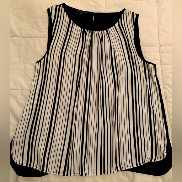 Jones New York Collection black&white silky top size 14 - Picture 2 of 5